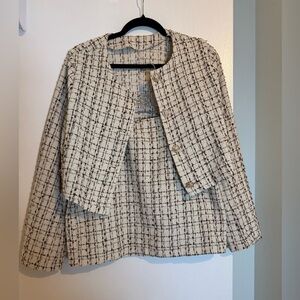 Faux Tweed Matching Set